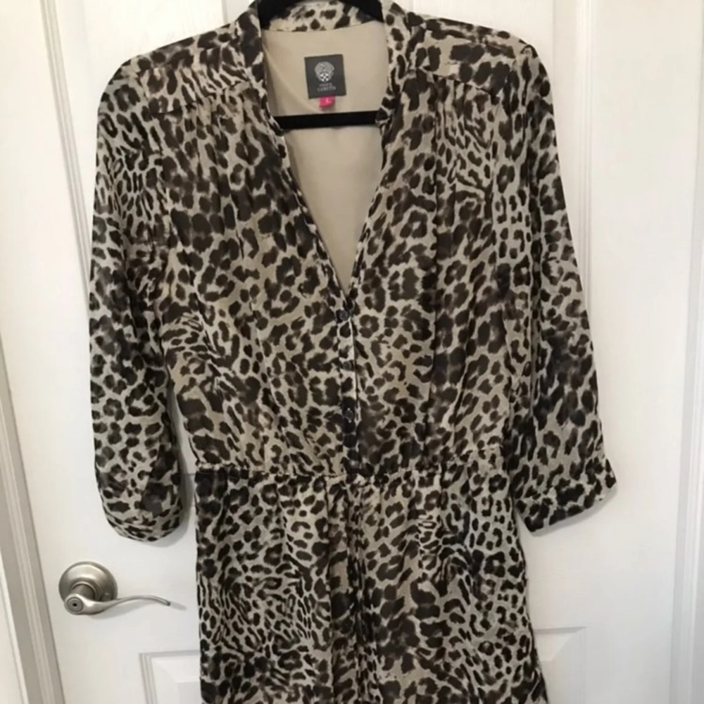 Vince Camuto Lepoard print dress